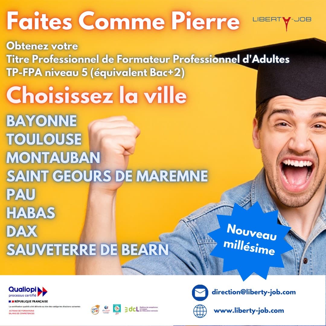 TP- Formateur pour Adultes (TP-FPA)