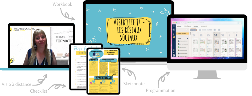 Formation visibilité digitale - Module optimisation des réseaux sociaux - à distance