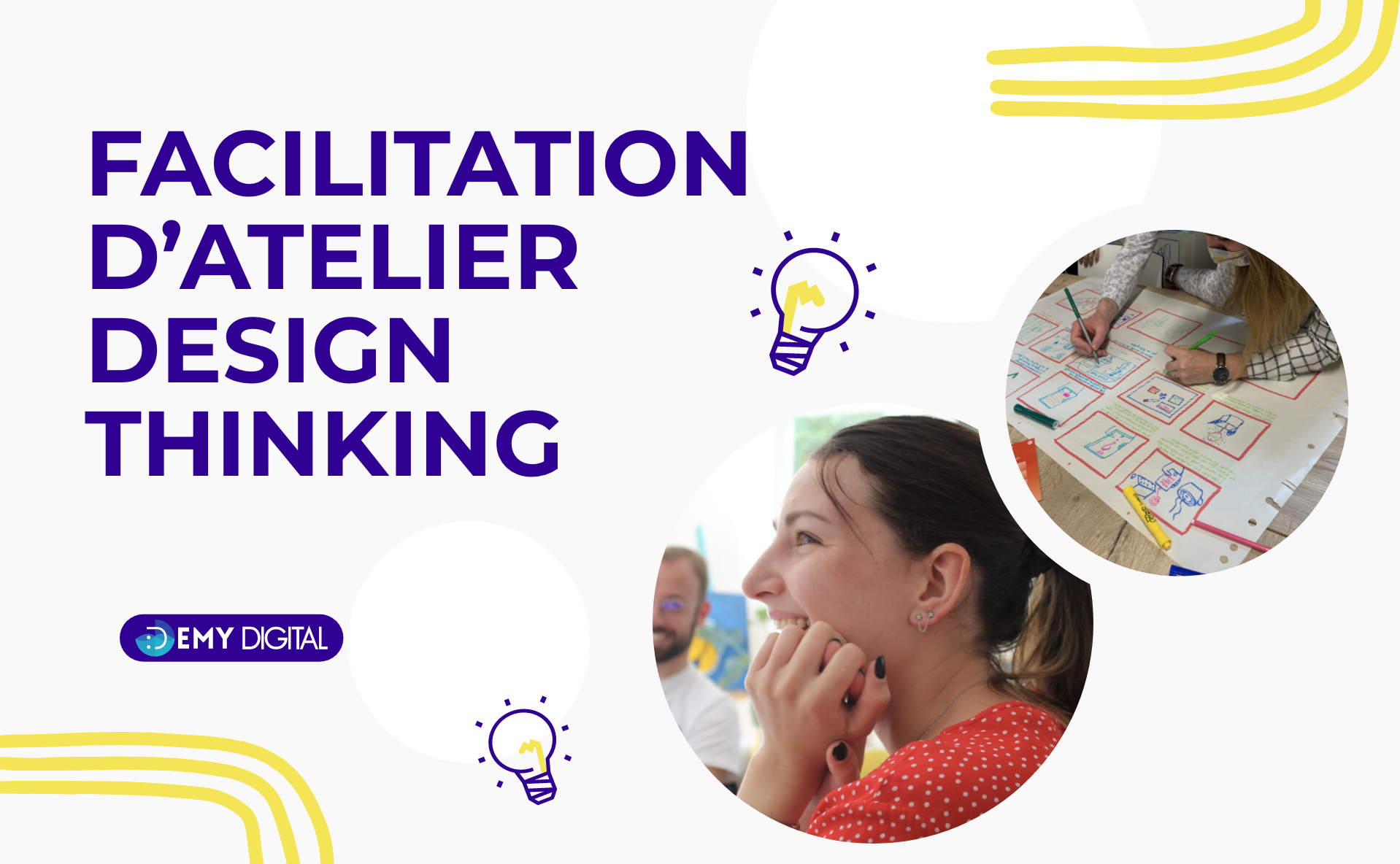 Facilitation d'Ateliers Design Thinking - 21h