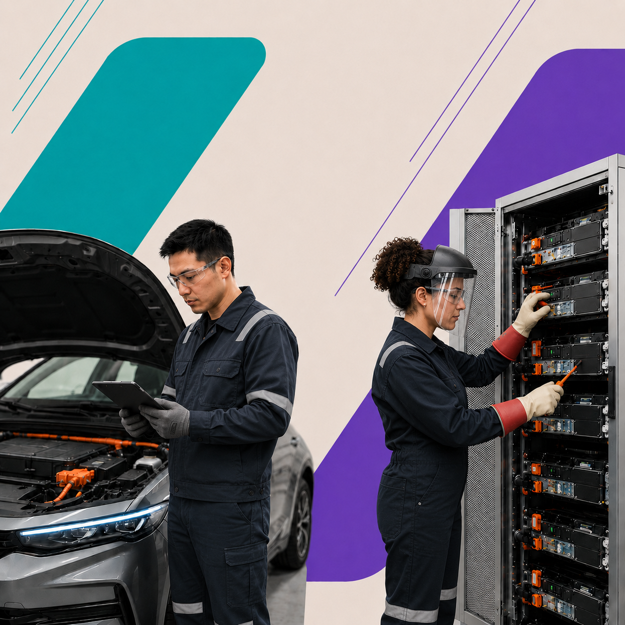 Quelle habilitation électrique pour les batteries ?