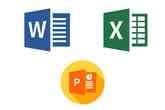 1 logiciel aux choix : Word - Excel - Powerpoint - à distance